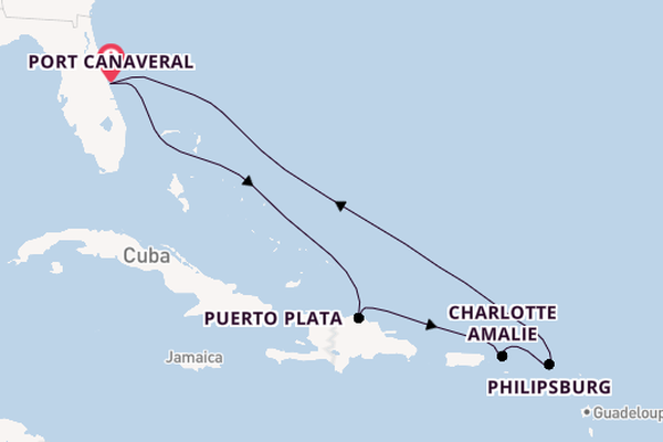 Caribbean from Port Canaveral, Florida with the Celebrity Apex