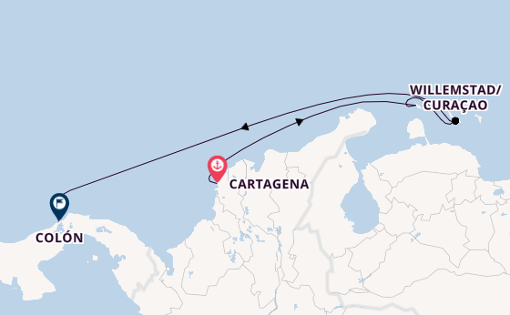 Südliche Karibik ab Cartagena, Kolumbien auf der Grandeur of the Seas