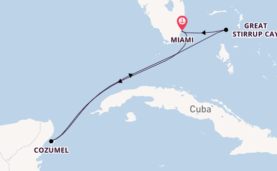 Caribbean vanaf Miami, Verenigde Staten met de Norwegian Joy