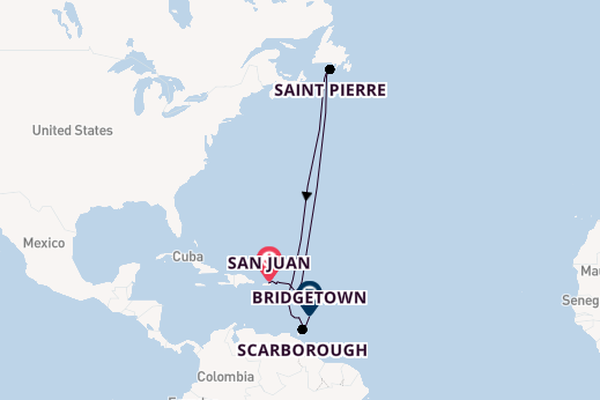 Caribbean from San Juan, Puerto Rico with the Azamara Quest