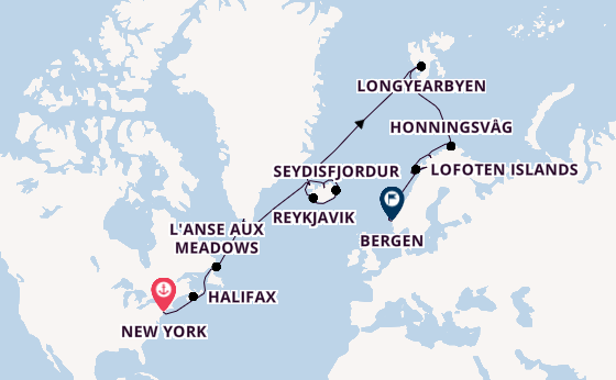 Transatlantic from New York, USA with the Viking Astrea