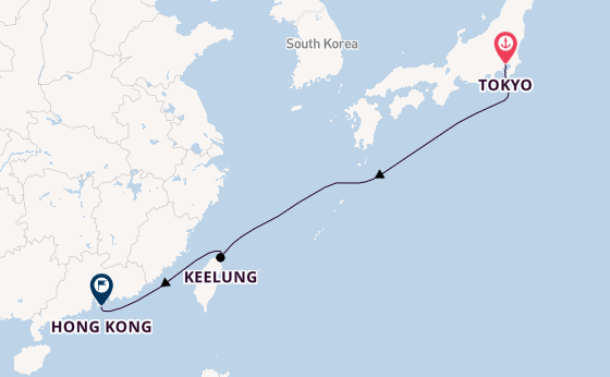 East Asia from Tokyo, Japan with the Costa Serena