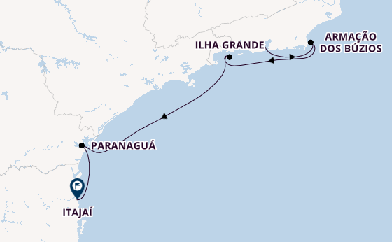 Brasilien ab Rio de Janeiro, Brasilien auf der MSC Musica