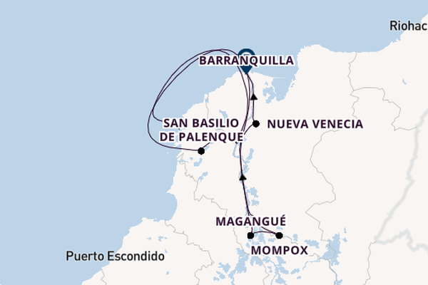 South America from Cartagena, Colombia with the AmaMelodia