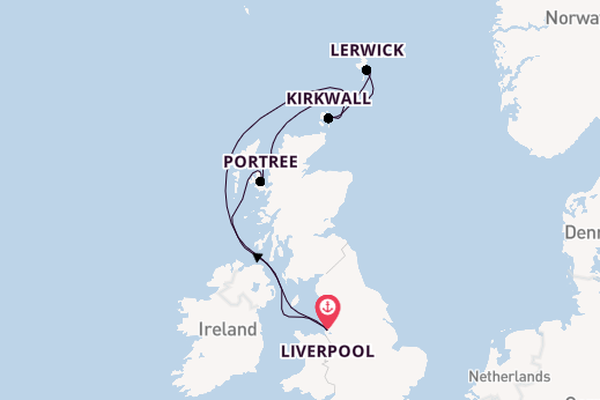 United Kingdom from Liverpool, England with the Borealis