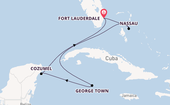 Caribbean vanaf Fort Lauderdale, Verenigde Staten met de Celebrity Beyond