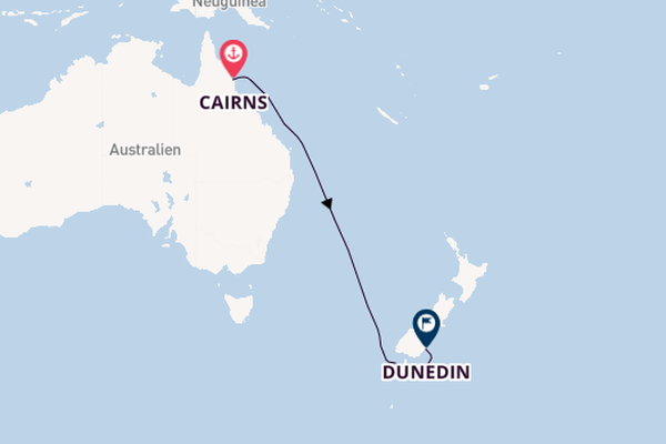 Australien und Neuseeland ab Cairns, Australien auf der Le Soléal