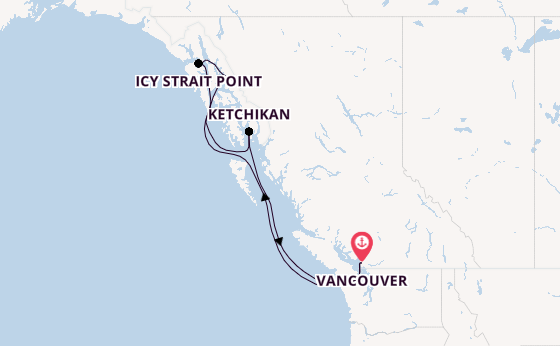 Alaska from Vancouver, British Columbia with the Disney Magic