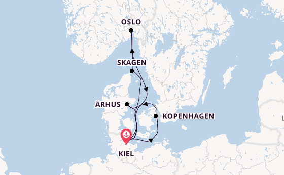 Norwegen ab Kiel, Deutschland auf AIDAnova