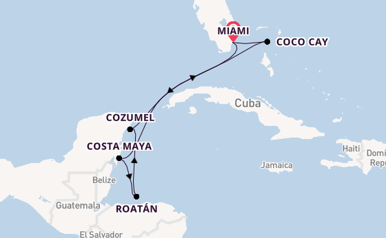 Caribbean vanaf Nederland met de Icon of the Seas