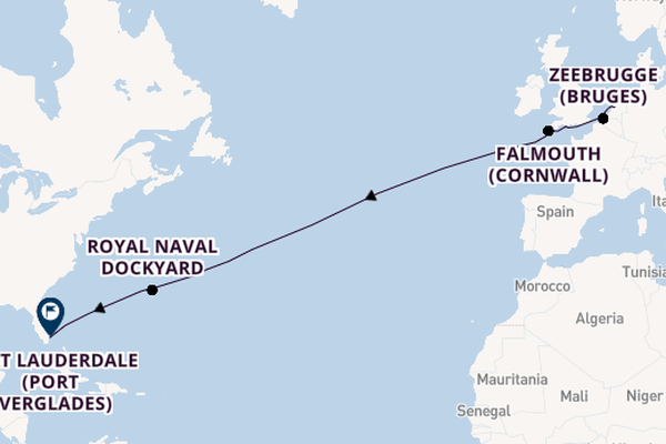 Transatlantic from Amsterdam, Netherlands with the Rotterdam