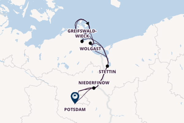 Oder ab Stralsund, Deutschland auf der MS Katharina von Bora