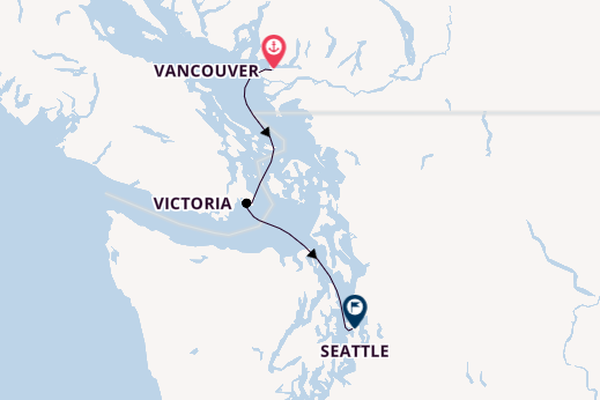 West Coast USA from Vancouver, British Columbia with the Royal Princess