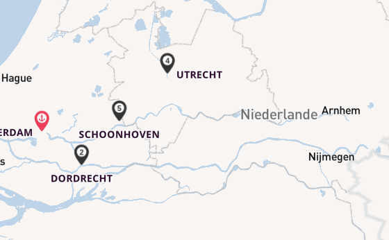 Rad und Schiff Reise - Südholland ab/bis Rotterdam