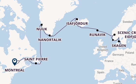 Transatlantic from Copenhagen, Denmark with the Azamara Journey