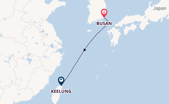 East Asia from Busan, South Korea with the Costa Serena