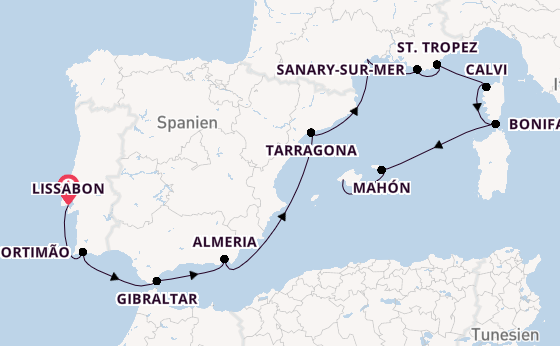 Westliches Mittelmeer ab Lissabon, Portugal auf der HANSEATIC nature