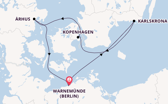 Kurzreise nach Schweden & Dänemark ab Warnemünde
