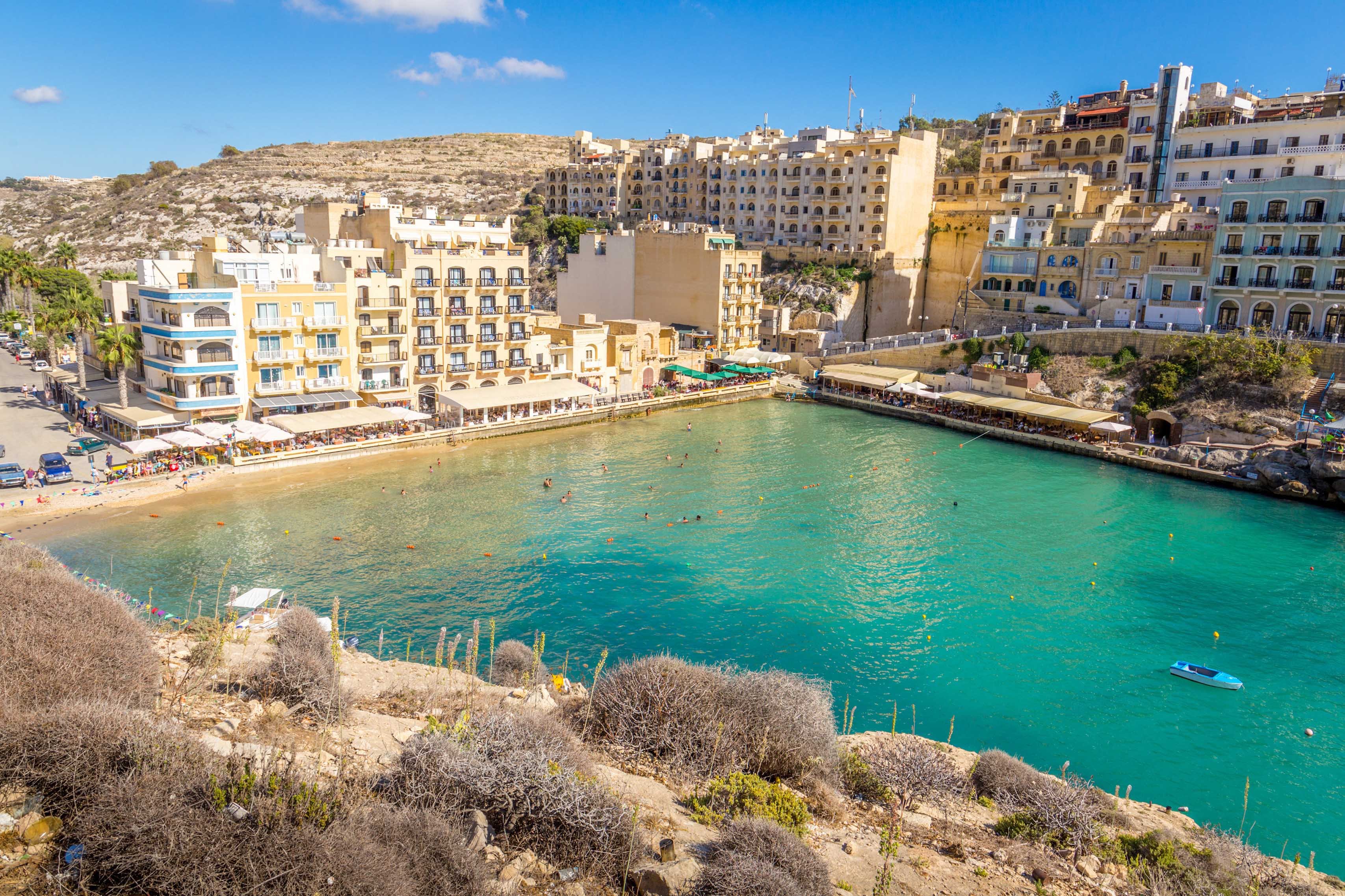 Westelijke Middellandse Zee vanaf La Valletta, Malta met de Star Flyer