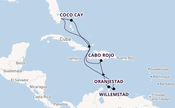 Caribbean vanaf Fort Lauderdale, Verenigde Staten met de Legend of the Seas
