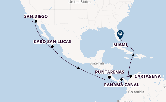 Central America from Australia with the MSC Poesia
