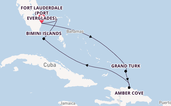 Caribbean from Fort Lauderdale (Port Everglades), Florida with the Star Princess