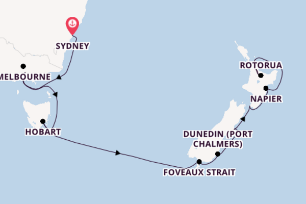 15 day expedition to Auckland from Sydney