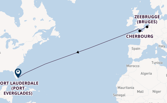 Transatlantic from Rotterdam, Netherlands with the Nieuw Statendam