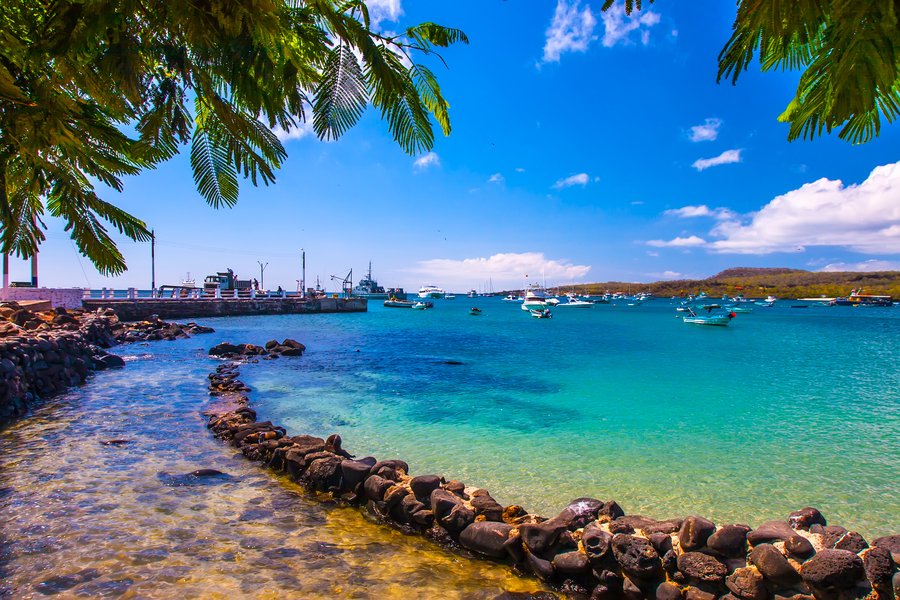 Galapagos Islands from San Cristobal Island, Galapagos, Ecuador with the Silver Origin