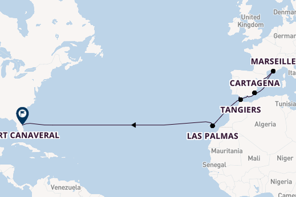Transatlantic from Barcelona, Spain with the Norwegian Escape