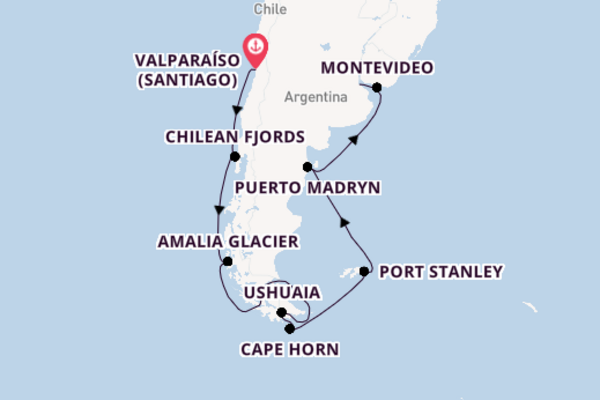 Voyage with Viking Ocean Cruises from Valparaíso (Santiago) to Buenos Aires
