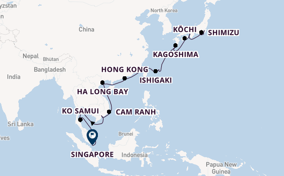 East Asia from Tokyo, Japan with the Seven Seas Explorer