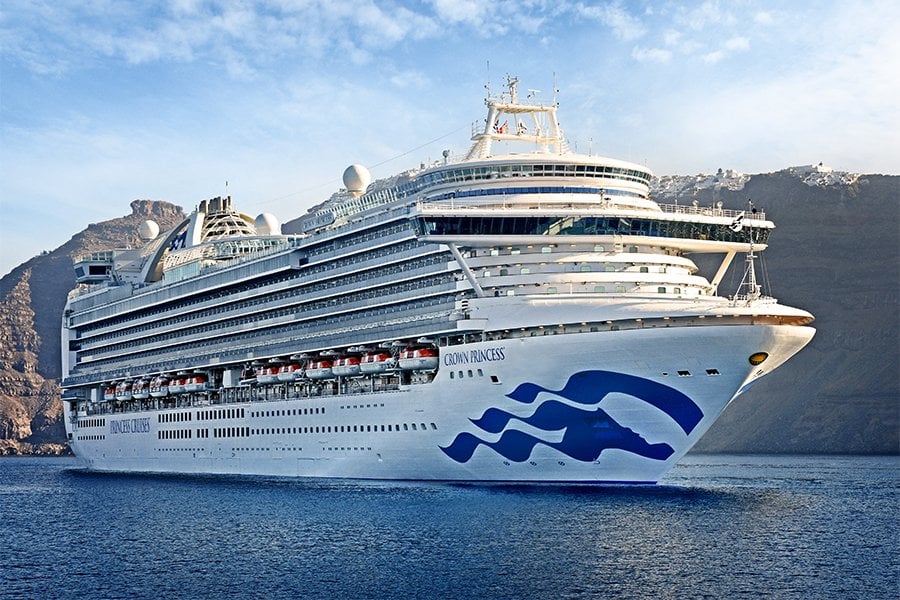 at sea