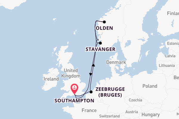 Norway from Southampton, England with the Liberty of the Seas