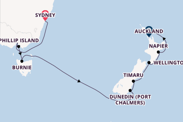 New Zealand from Sydney, Australia with the Seven Seas Explorer