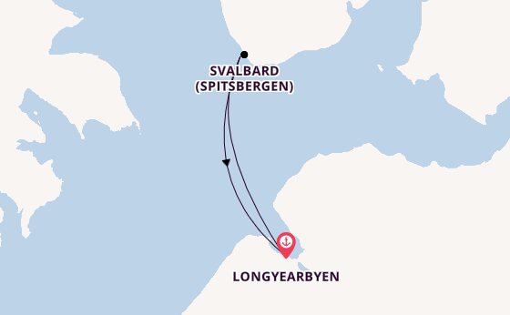 Noorwegen vanaf Longyearbyen, Noorwegen met de Silver Endeavour