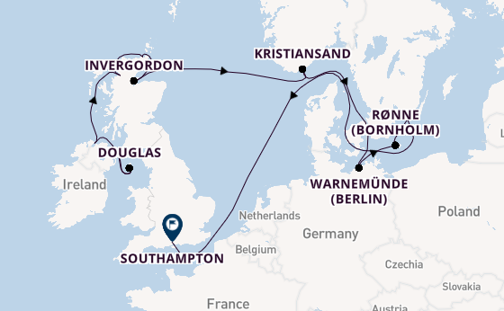 British Isles from Belfast, Northern Ireland, United Kingdom with the Vista