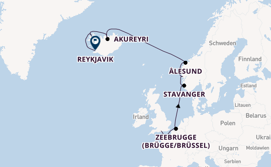 Norwegen ab Southampton, Großbritannien auf der Norwegian Getaway