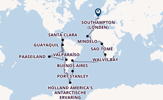 trans-Atlantisch vanaf Miami, Verenigde Staten met de Seabourn Quest