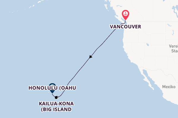 Polynesien ab Vancouver, Kanada auf der Celebrity Edge