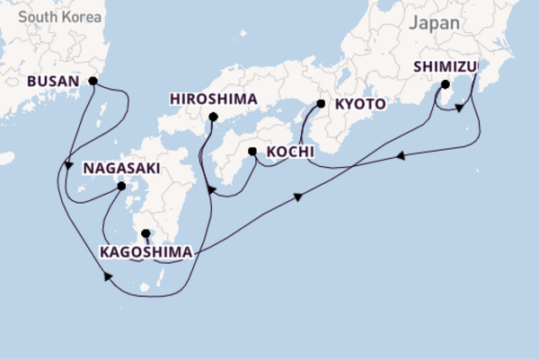 Japan From Tokyo with the Celebrity Millennium