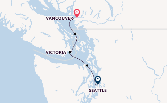 USA West Coast from Vancouver, Canada with the Royal Princess