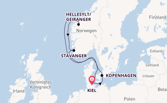 Costa Diadema - Fjorde & Mehr - Die Schönheit Norwegens