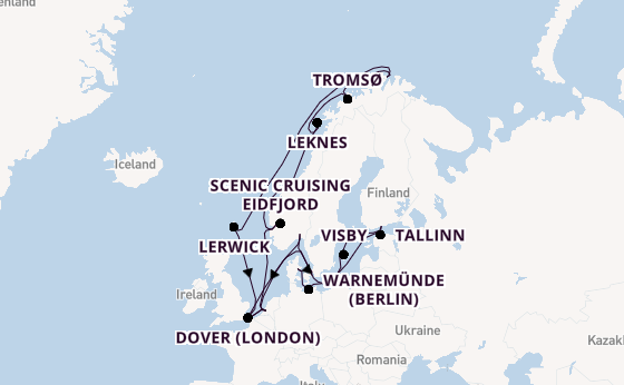 Norway from Australia with the Nieuw Statendam