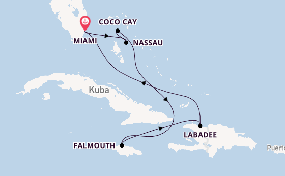 Karibik ab Miami auf der Independence of the Seas