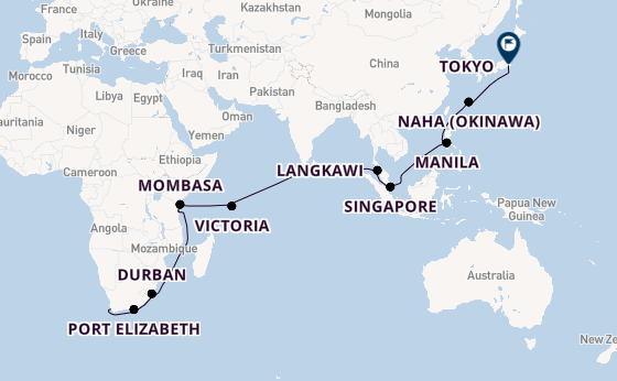 Africa from Cape Town, South Africa with the Viking Neptune