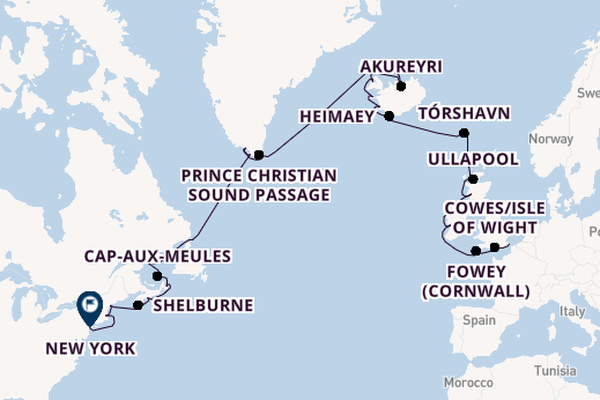 Transatlantic & Repositioning from Dover (London), England, United Kingdom with the Seabourn Ovation 