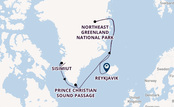 Arctic from Kangerlussuaq (Søndre Strømfjord), Greenland with the HANSEATIC spirit