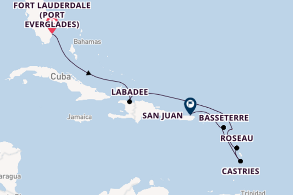Journey with Celebrity Cruises from Fort Lauderdale (Port Everglades) to San Juan