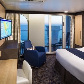 Come aboard the Spectrum of the Seas and discover one of 171 cabin categories on a total of 14 decks that can accommodate 5622 passengers. Choose your dream cabin and feel at home on board the Spectrum of the Seas!